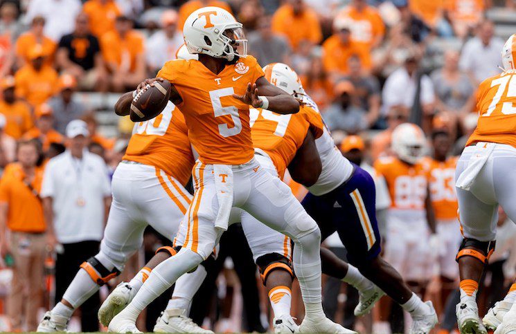 Tennessee Football on Instagram: “RECORD BOOKS. Hendon Hooker has now  thrown a TD pass in 19 consecutive games — a new program record 