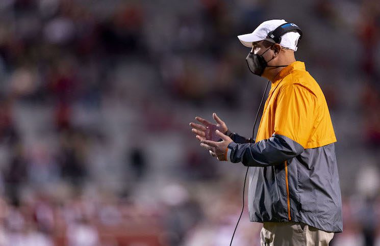 Jeremy Pruitt provides update on Tennessee wearing black jerseys