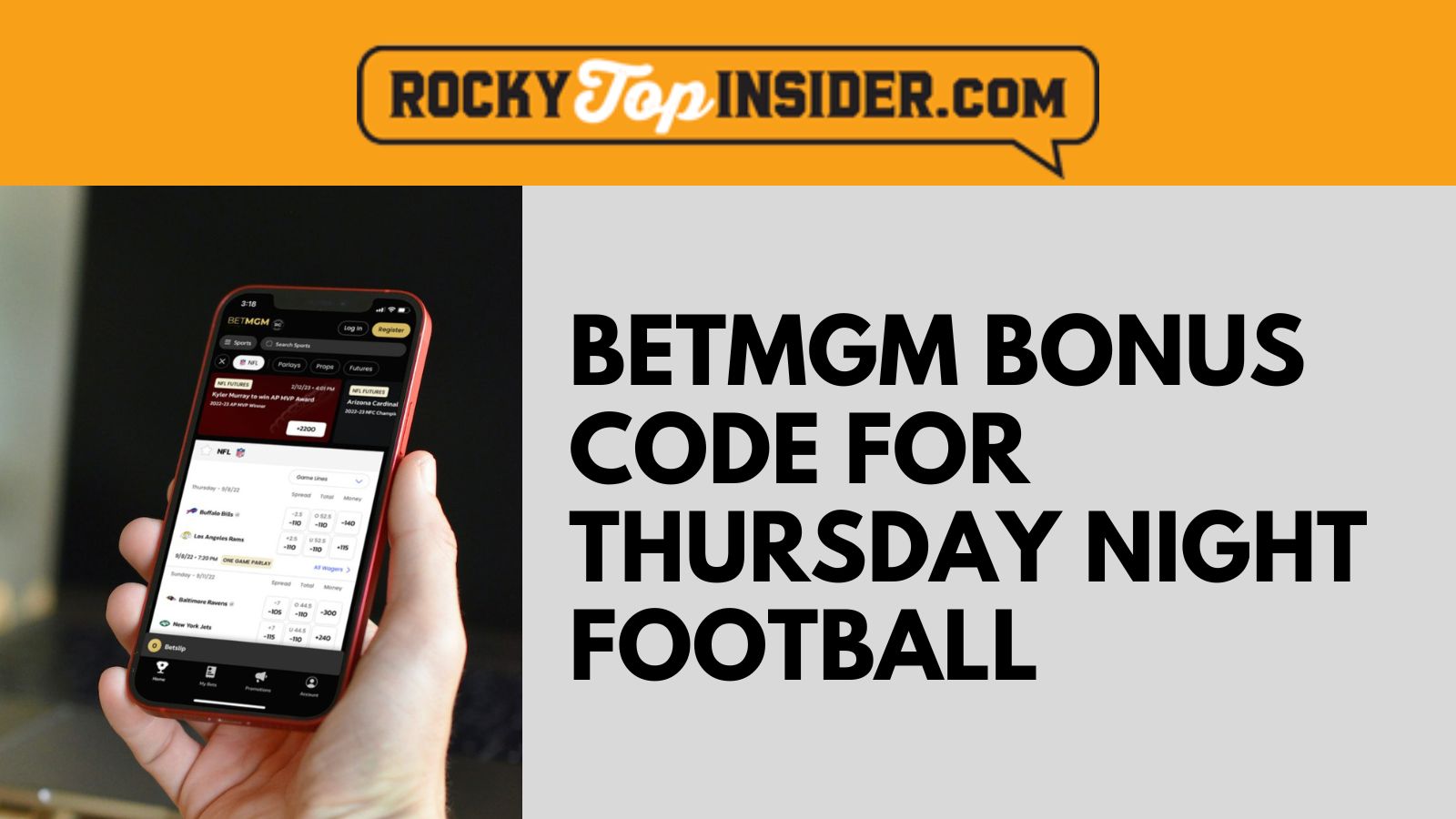 BetMGM bonus code for Monday Night Football: $1,000 risk-free bet