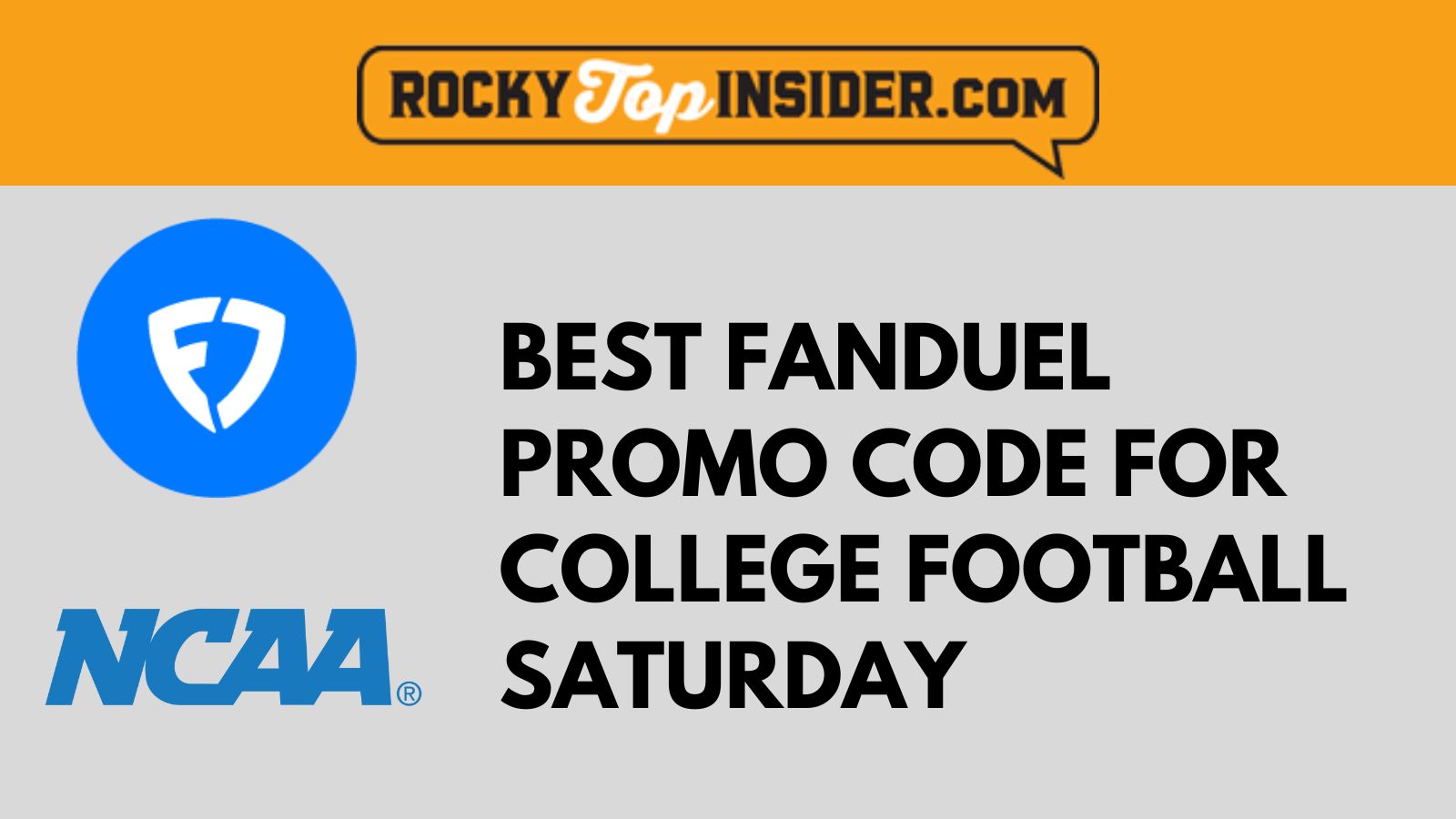 Big Bonus Comes With FanDuel Promo Code for College Football